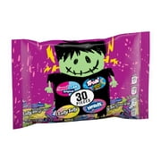 Franken Favorites Halloween Candy Variety Bag, SweeTARTS, Trolli, Laffy Taffy, Nerds, 30 Count
