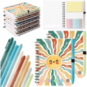 20 count Mental Gifts for Women Men Self Care Items Bulk Include 10 Mental Notebook with Sticky Note 10 Positive Pens Affirmation Journals Gifts for Coworkers Teachers