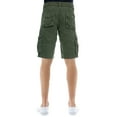 thumbnail image 2 of X RAY JEANS Men's Belted 12.5" Inseam Knee Length Cargo Shorts, Grass, 30, 2 of 7