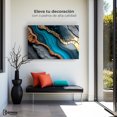 thumbnail image 3 of Cuadro Decorativo Canvas Revolution Abstracto Corriente Turquesa 90x60, 3 of 3