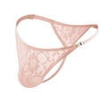 thumbnail image 1 of Tanga de encaje para hombre, ropa interior sexy con botones abiertos en ambos lados, ropa interior, 1 of 6