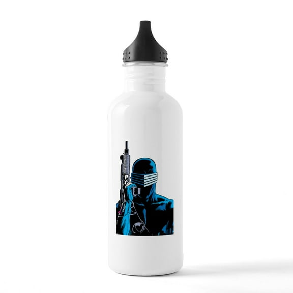 CafePress - G.I. Joe Snake E - Stainless Steel Water Bottle, Sports Bottle, 1.0L