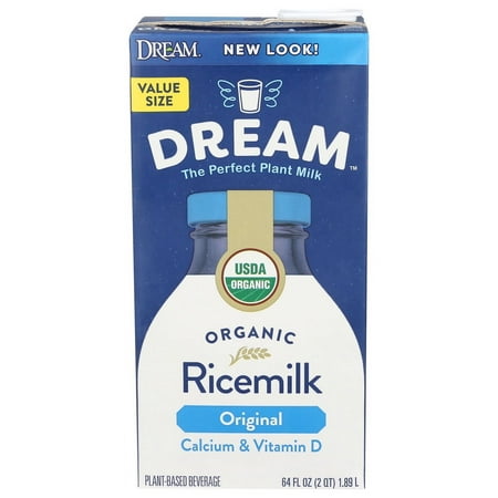 Dream Organic Original Ricemilk, 64 fl oz (Pack of 8)