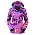 thumbnail image 2 of AOOCHASLIY Women's Winter Coat Clothes Outdoor Stormsuit, Sports Windbreaker, Loose Work Attire, Mountaineering Suit Jacket, 2 of 5