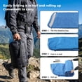 thumbnail image 5 of LiteHaven Double Sleeping Bag for Adults with 2 Pillows,XL Waterproof Lightweight Machine Washable Sleep Bag Cold Weather, 3-Season for Camping/Hiking/90.6×61 IN, 2-in-1 Zipper Converts to 2 Singles, 5 of 20