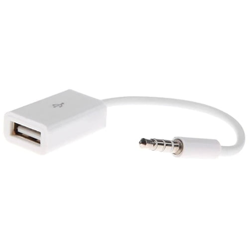 Machu Picchu Arbejdsgiver Vær tilfreds 3.5mm AUX Auxiliary Audio Jack to USB Converter Cable White Adapter 3-Ring - Walmart.com Machu Picchu Arbejdsgiver Vær tilfreds 3.5mm AUX Auxiliary Audio Jack to USB Converter Cable White Adapter 3-Ring - Walmart.com