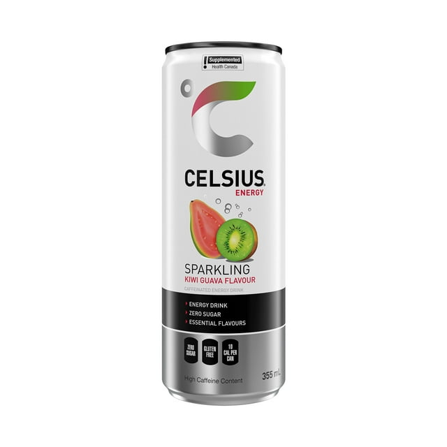Celsius Kiwi Guava Energy Drink 355 mL, Can