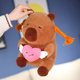 thumbnail image 4 of 20-25cm Cross-dressing Capybara Plush Toy Soft Stuffed Simulation Animals Cute Doll Cartoon Cute Home Decoration For Girls Gift, 4 of 5