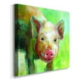 thumbnail image 2 of Colorful Quirky Pig-Premium Gallery Wrapped Canvas - Ready to Hang, 2 of 3
