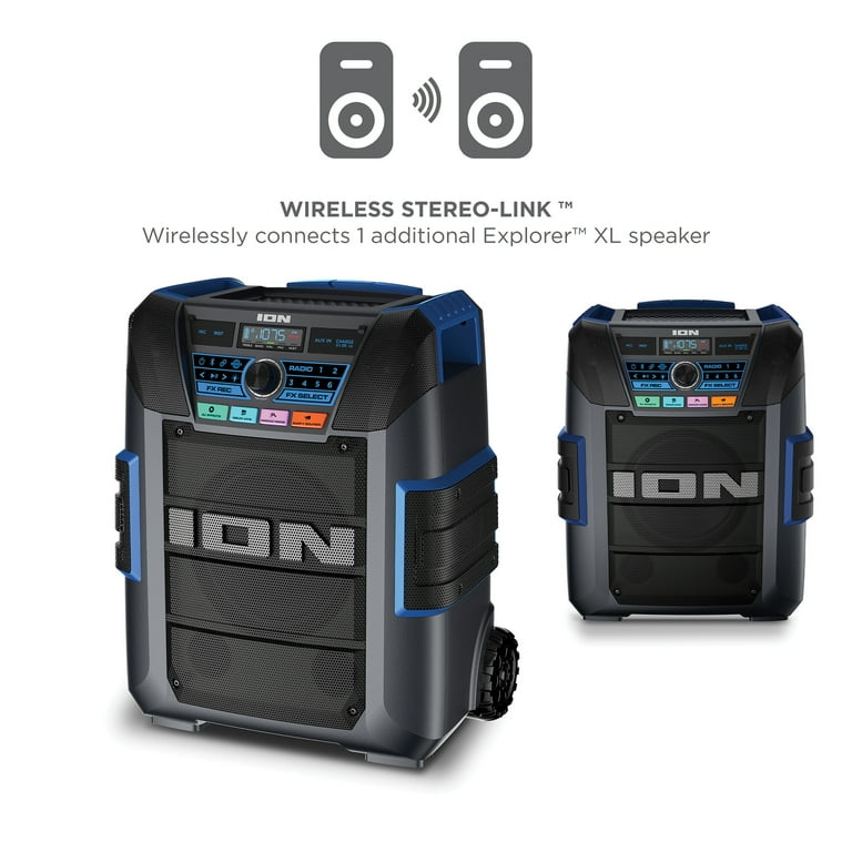 ION Explorer XL Portable Bluetooth All-Weather Speaker with