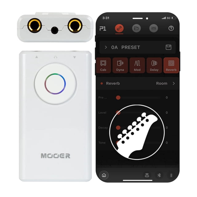 Pedal de guitarra multiefectos MOOER Prime P1 con 126 efectos