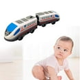 thumbnail image 5 of HCTSHG Motorised Rail Train, Remote Control Train with Magnetic Connection, Battery Operated Locomotive Front Compartment,Motorized Locomotive for Track, Battery Operated Train, 5 of 7