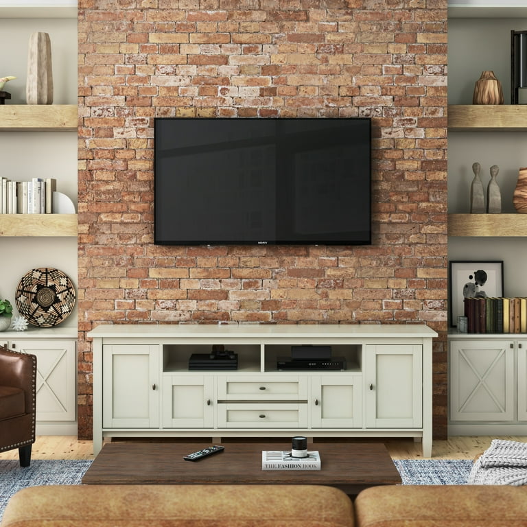White shaker 2024 tv stand
