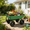 Green, variant on Heavy Duty Folding Garden Dump Truck & Yard Cart – 55L Steel Frame, 10" Pneumatic Tires, Garden Wagon Clearance Tools  Wheelbarrow for Outdoor Work, Black