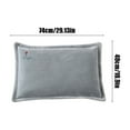 thumbnail image 3 of TIMIFIS Polyester Pillowcase, Plushs Pillowcases for Winter Velvet Pillowcases Simples Embroidered Pillowcases Home Bedding Warm Plushs Pillowcases 18.90X29.13 Inch Home Decor, 3 of 6