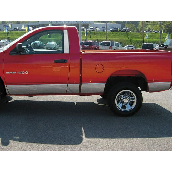 Stainless Steel Pillar Trim 2Pc Fits 2002-2008 Dodge Ram PP42934 QAA