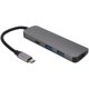 thumbnail image 2 of Usb-C A Tipo-C Usb3.0 Adaptador Convertidor Hdmi Compatibilidad Con Concentrador 3840X2160 / 30Hz (Gris) 4 En 1 Sweethay EL008015-00, 2 of 6