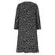 thumbnail image 5 of Vestido de manga larga con cuello y cinturón Vestido sólido Túnica Vintage Elegante Swing Kaftan Vestido de fiesta de moda Pompotops hdfakjf9954, 5 of 8