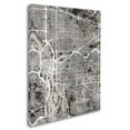 thumbnail image 2 of Trademark Fine Art 'Portland Oregon Street Map IV' Canvas Art by Michael Tompsett, 2 of 3