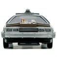 thumbnail image 2 of DeLorean DMC (Time Machine) Brushed Metal "Back to the Future Part III" (1990) Movie 1/32 Diecast Model Car by Jada, 2 of 5