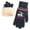 Navy, variant on Teen Girls Breathable Gloves Warm Winter Fawn Gloves Women'S Knitted Plus Velvet Thickened Autumn and Winter Warm Pattern Gloves Adult Gloves(Navy,One Size)