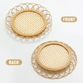 thumbnail image 7 of 4 Pcs Natural Handmade Rattan Coasters, Stylish Minimalist Bohemian Decor, Ideal for Living Room, Kitchen, and Bedroom Accessories, 7 of 7
