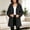 A89 Black, variant on Trikvn Women's Long Fleece Coat Fuzzy Sherpa Jacket Winter Warm Zip Up Hooded Outerwear with Pockets Cable Knit Cardigan Casual Fall Relaxed Fluffy Overcoat