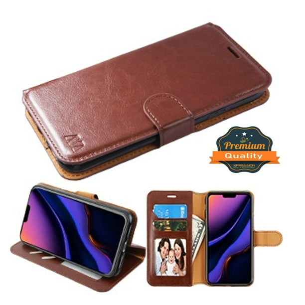 Apple iPhone 11 PRO MAX Phone Case Leather Flip Wallet Case Stand Pouch Folio Book Style ...
