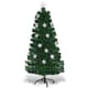 thumbnail image 3 of Árbol de Navidad Costway Preiluminado de fibra óptica de 120 cm con luces multicolores, 3 of 6