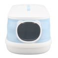 thumbnail image 1 of Portable Cat Litter Box, Multipurpose Enclosed Foldable Portable Cat Litter Box Detachable Deodorization Impact Resistance  For Cats For Car For Outdoor, 1 of 8