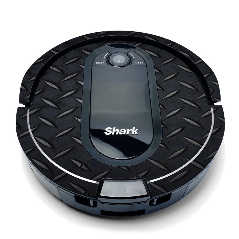 MightySkins Skin for Shark IQ Robot Black Diamond Plate
