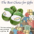thumbnail image 4 of Women Cute Funny Crocodile Indoor Memory Sponge Home Slippers, Non-slip Waterproof Soles Fun Easter Mother's Day Gift（Size：9-10）, 4 of 6