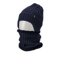 thumbnail image 2 of Luxtrada Winter Hats Scarf Set, Head Warmer Warm Winter Hats Neck Scarves Warm Knit Ski Beanie Hats for Men Women (Navy), 2 of 8