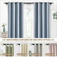 thumbnail image 4 of Double Curtain Rod 36 to 72 Inches (3-6 Feet) 7/8 Inch Curtain Rods for Windows, Telescoping Heavy Duty Drapery Rods with Decorative Crackle Glass Finials, Black, 4 of 14