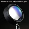 thumbnail image 3 of shiyou-Sunset Lamp Projection Rotation Rainbow Lamp Led Romantic Visual Led Light Network Red Light with USB Modern Floor Stand Night Light Living Room Bedroom Decor (16 Color), 3 of 4