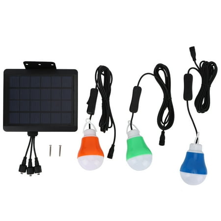 

LED Lamp Bulb Light White Solar Power Bulb Light Terrace Garden For Lawn