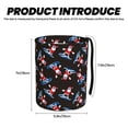 thumbnail image 3 of Honeii Surfing Santa Print Waterproof Car Trash Can,Waterproof Portable Collapsible Trash Can,Garbage Container fits Most Cars,SUVs,and Trucks, 3 of 7