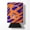 Letter S, variant on Letter S Initial Tiger Stripe Blue and Orange Can or Bottle Hugger