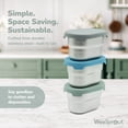 thumbnail image 5 of WeeSprout Stainless Steel Dip Containers, 2.7 oz – Set of 3, 5 of 9