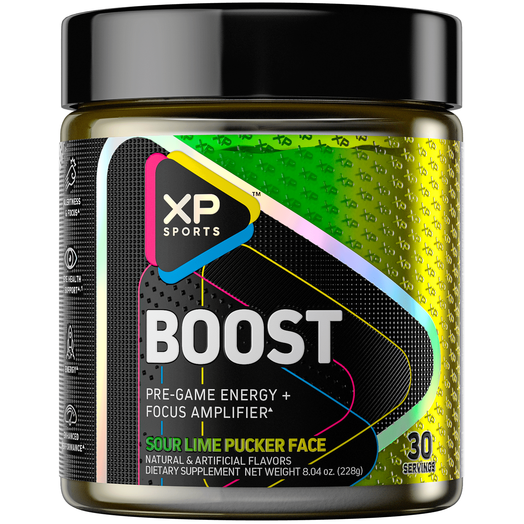 XP Sports For Serious Gamers, Sour Lime Pucker Face Powder, 8.04 oz