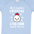 thumbnail image 3 of Inktastic If It Involves Chickens & The Farm Count me in Boys or Girls Baby Bodysuit, 3 of 4