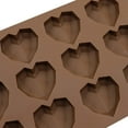 thumbnail image 6 of Coollooc Valentine's Day Chocolate Molds Silicone, Heart Silicone Mold, Chocolate, Soap, Candy, Crayons Gummy Candy Molds Silicone Shapes for Baking Resin Soap Wax Melts Ice Cube Jelly, 6 of 9