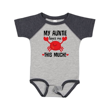 

Inktastic My Auntie Loves Me Nephew Gift Baby Boy or Baby Girl Bodysuit
