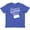 Vintage Royal Blue, variant on Inktastic Someone in Kansas Loves Me Youth T-Shirt