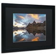 thumbnail image 2 of Trademark Fine Art 'Mountain of Fire' Black Framed Art by Mathieu Rivrin, 2 of 4