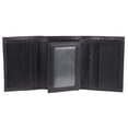 thumbnail image 3 of Cartera Kenneth Cole Reaction RFID de piel auténtica negra, 3 of 6
