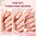 thumbnail image 3 of Beetles Pink Glitter Gel Polish Set, 6 Colors Jelly Gel Polish Kit, 3 of 7