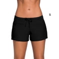 thumbnail image 4 of Traje de baño Toystoory Banda con cordón Secado rápido Diseño simple de cuatro esquinas Pantalones cortos casuales suaves Negro S, 4 of 6