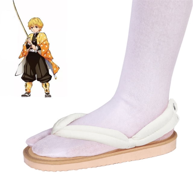 Zapatos de Cosplay de Anime Demon Slayers, Kimetsu No Yaiba, Kamado, Tanjirou, zuecos, sandalias, Kamado, Nezuko, Geta, Kochou, Shinobu, chanclas