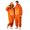 O388 Orange, variant on Curuila Halloween Adult Jumpsuit Fleece Hallowmas Pumpkin Hooded Pajamas For Women And Men Party Soft Homewear Jumpsuit Size L